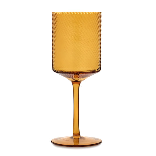 Set  6 Calici in Vetro Ambra Garda