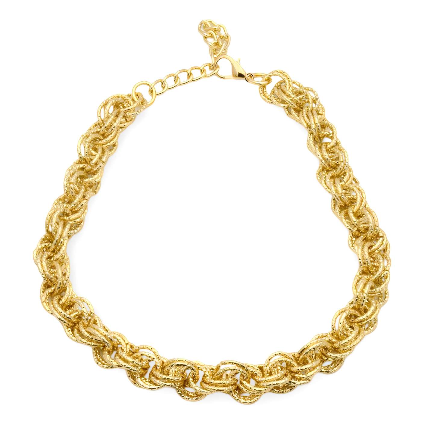 Collana a Catena Sfaccettata