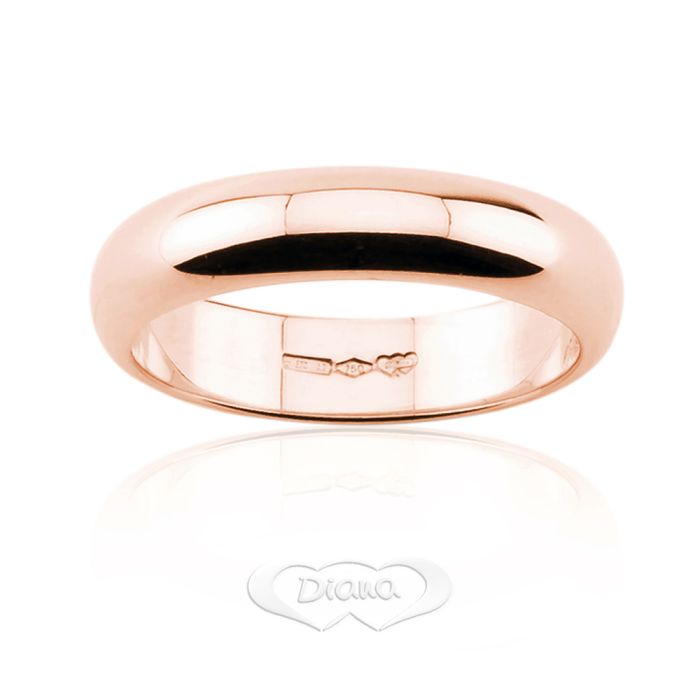 Fede classica 7 gr oro rosa
