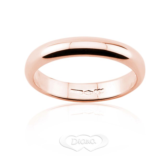 Fede classica 5 gr oro rosa