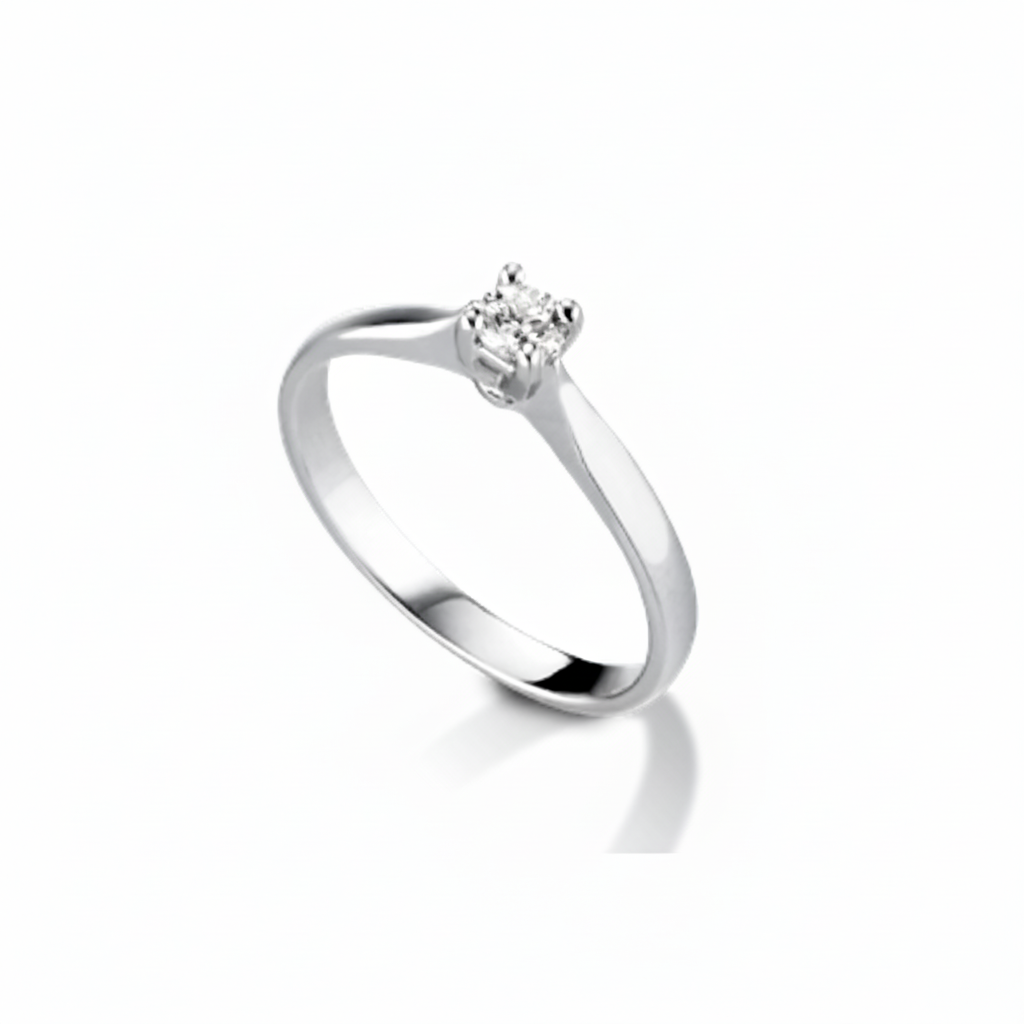 PG Gioielli Anello Solitario Con Diamante