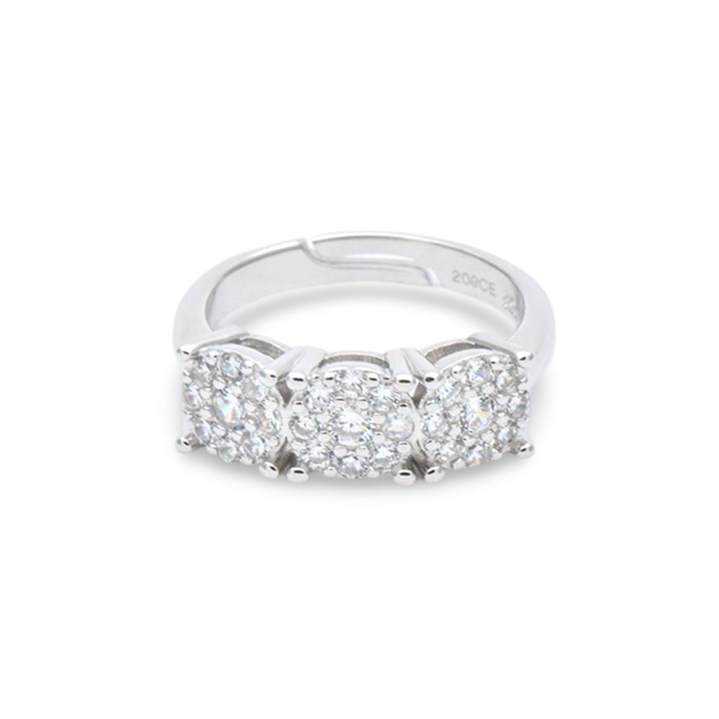 Anello Trilogy Magic In Argento