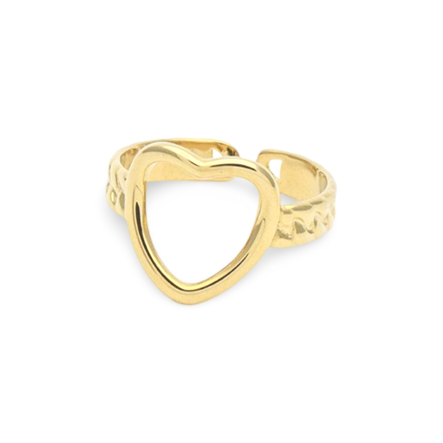 Anello Cuore Dorato