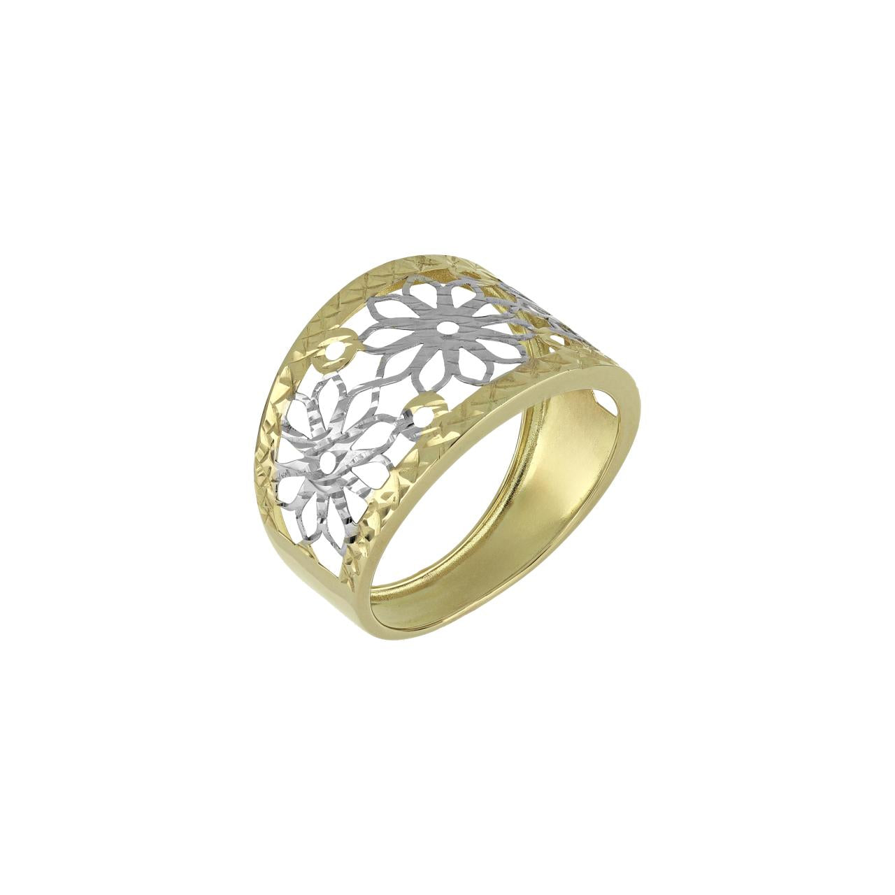 Anello a Fascia in Oro Traforato