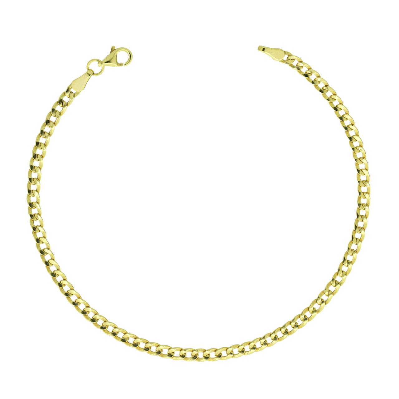 Bracciale Uomo Groumette in Oro Giallo 375 (9kt) iGOLD