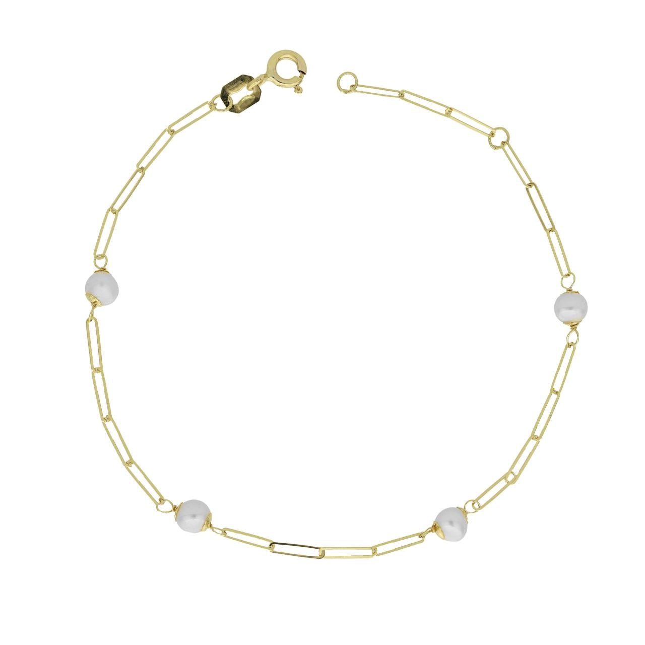 Bracciale in Oro con Perle