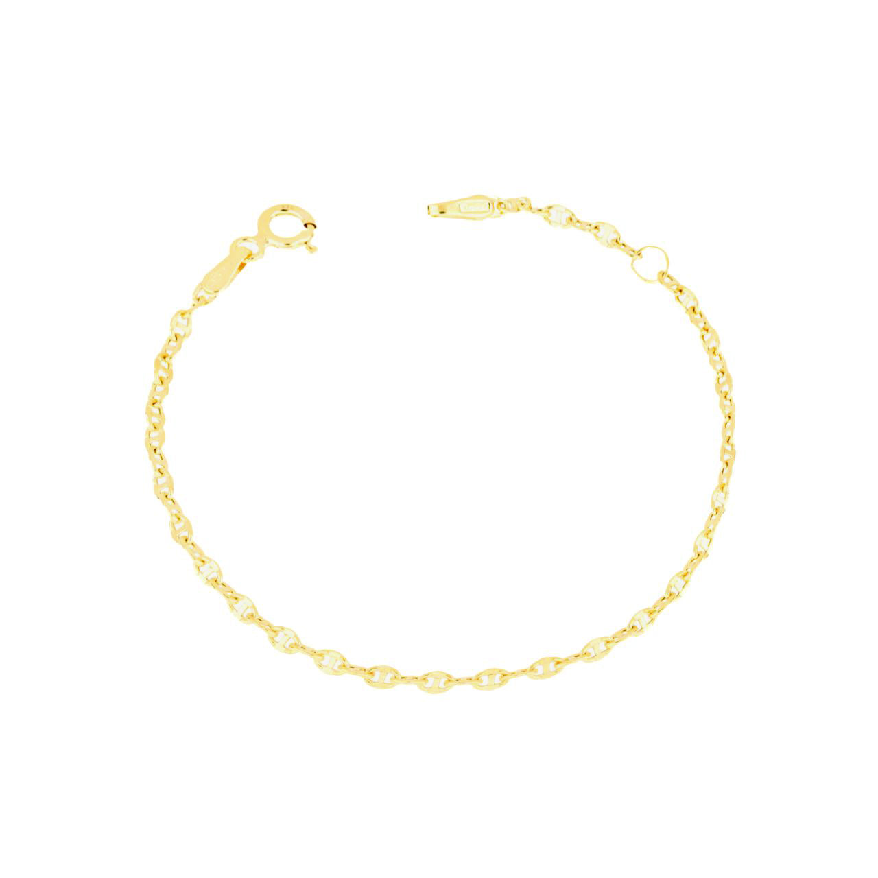 Bracciale Bimbi in Oro Maglia Marina