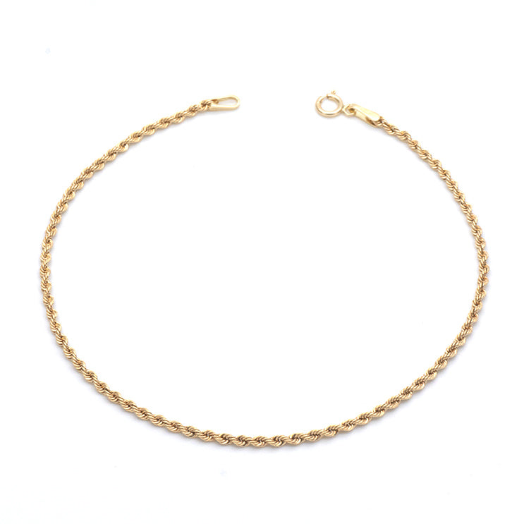 Bracciale Fune in Oro Giallo