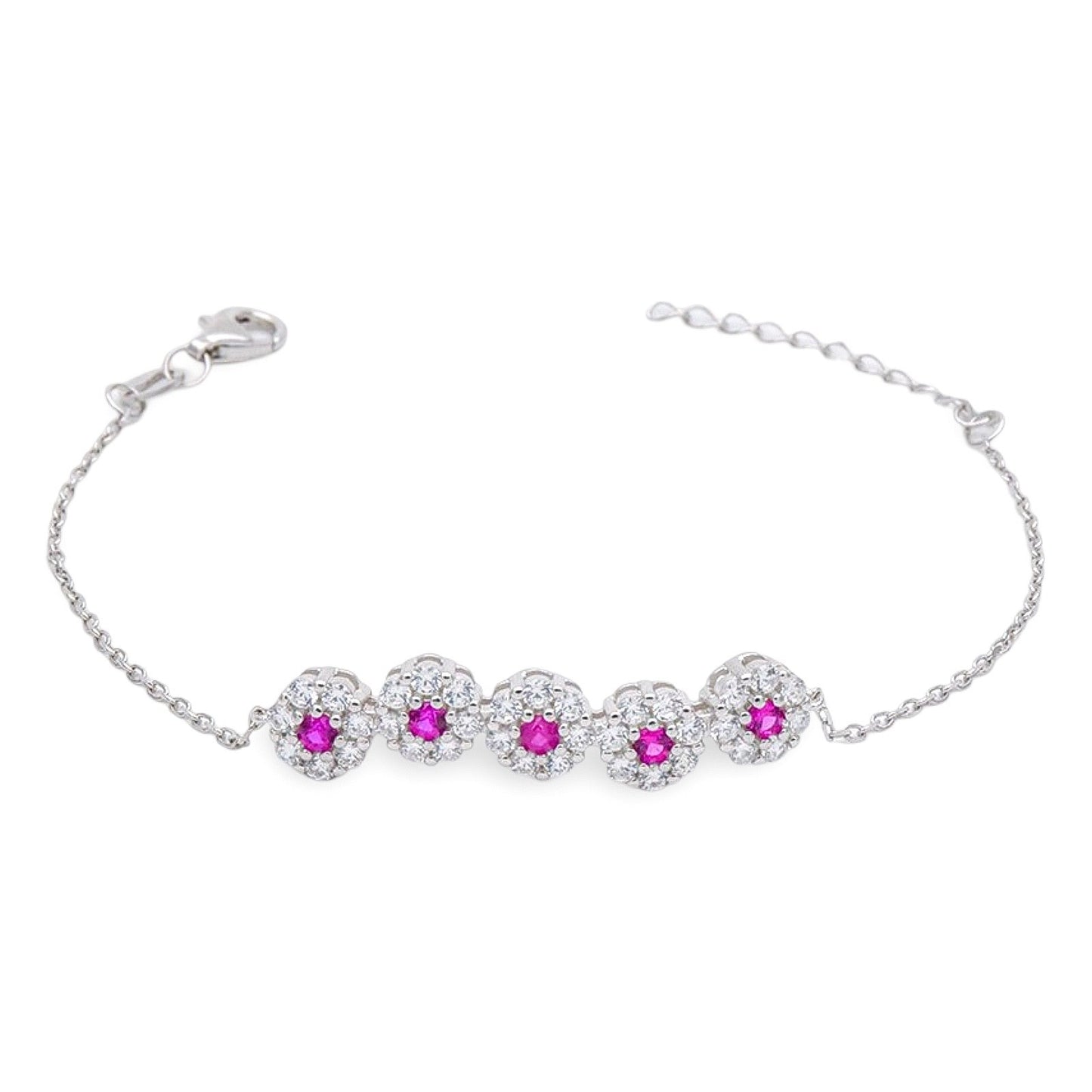 Bracciale Magic Rosso in Argento