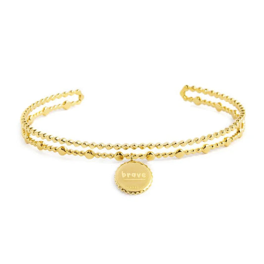 Bracciale Rigido Marlù con Medaglietta Sole Pendente Marlù