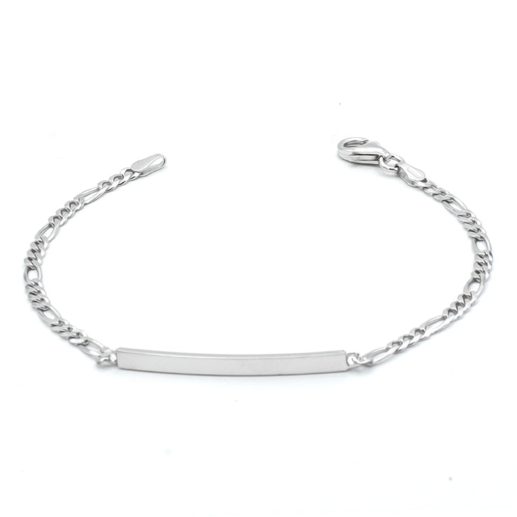 Bracciale Targhetta Uomo in Argento