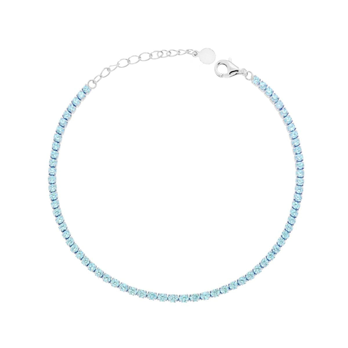 Bracciale Tennis Celeste