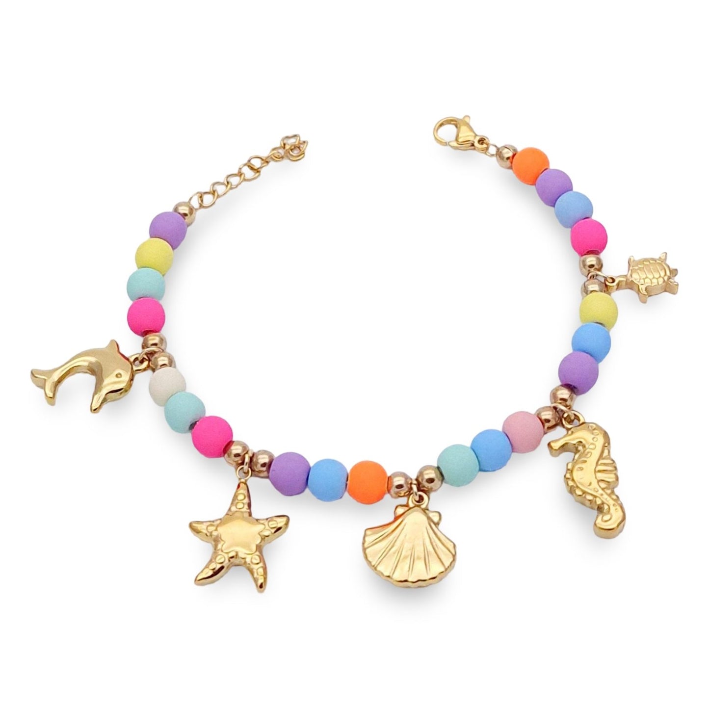 Bracciale Marino Oro e Multicolor
