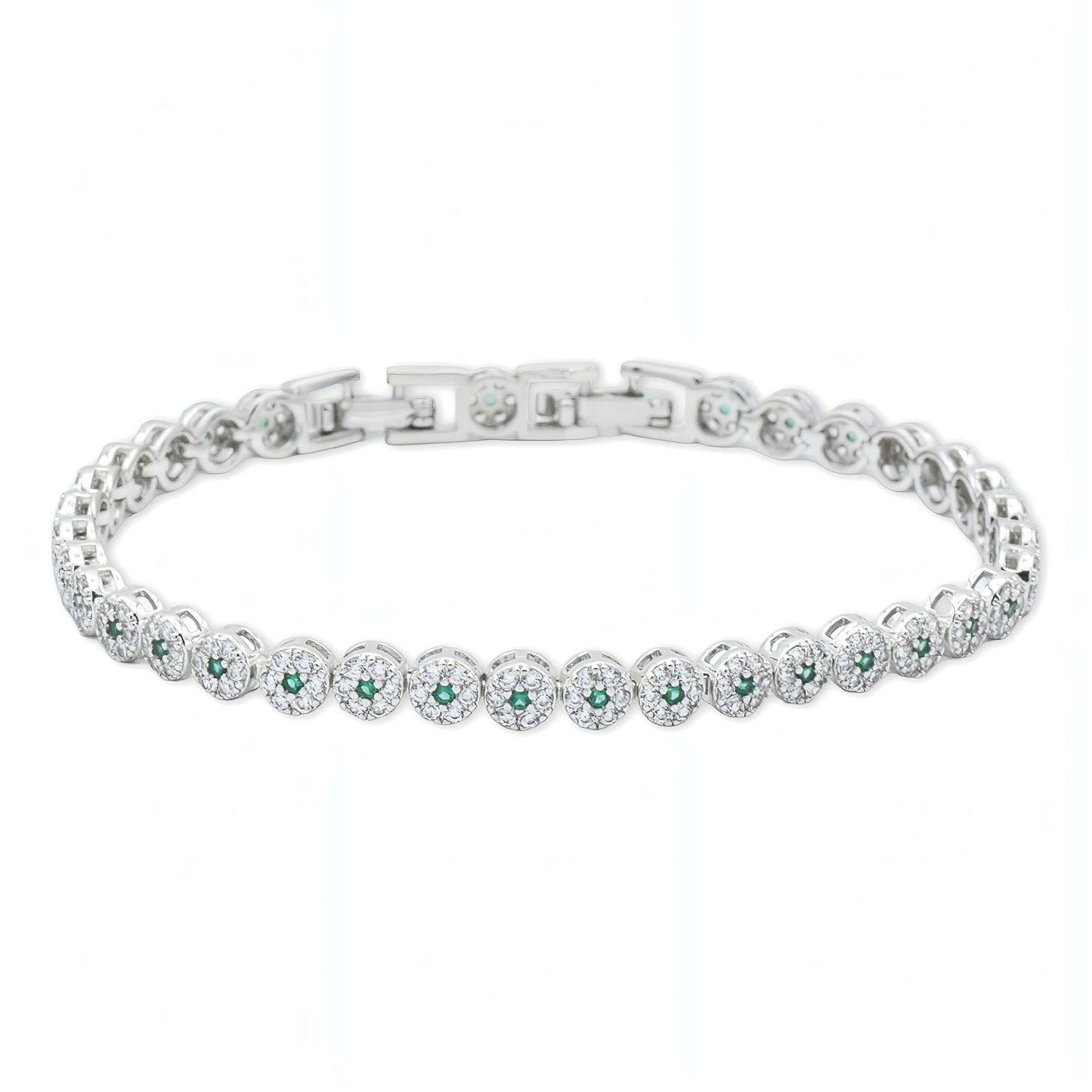 Bracciale Tennis Magic Verde