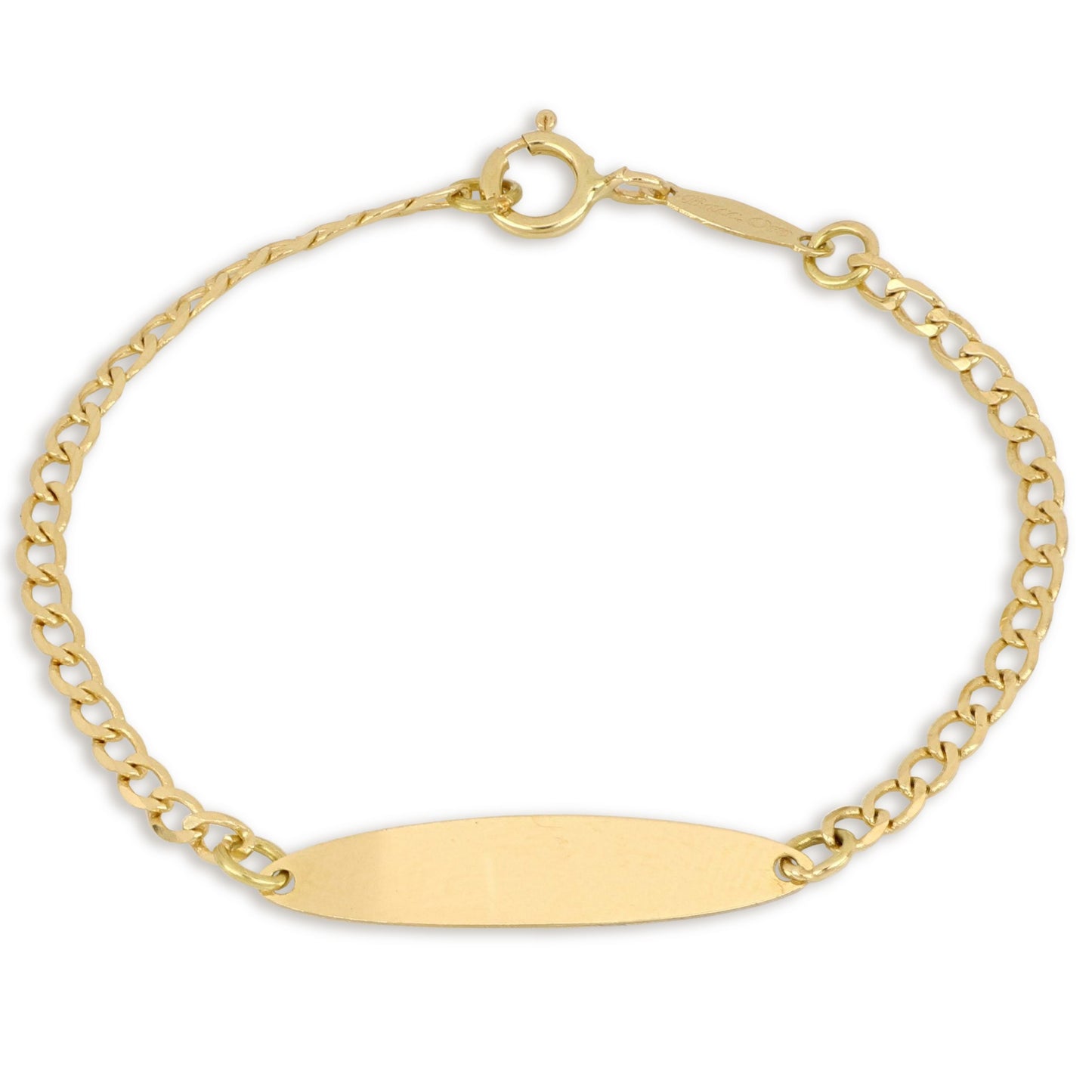 Braccialetto Targhetta Bimbo in Oro