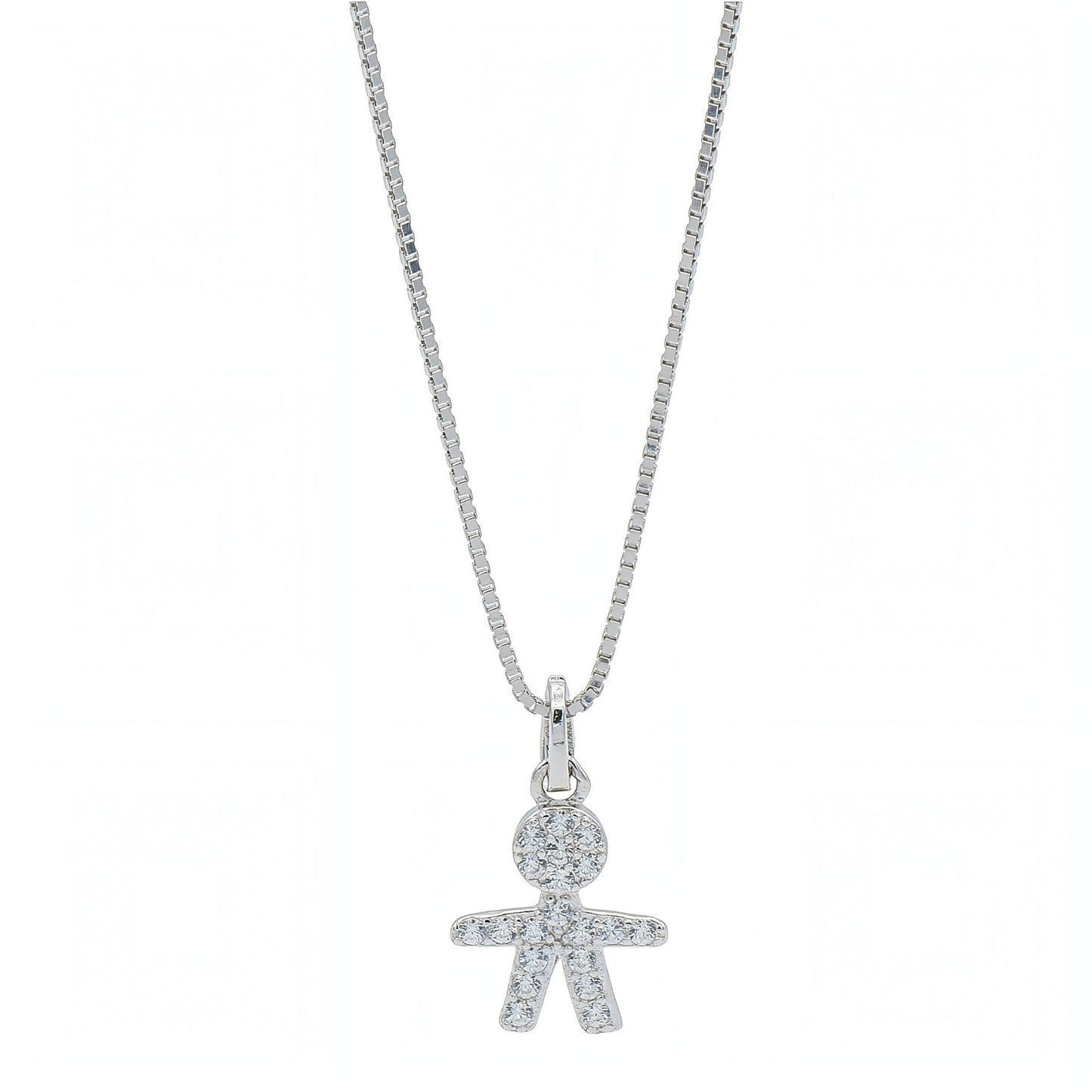 Collana Bebè Maschietto in Argento