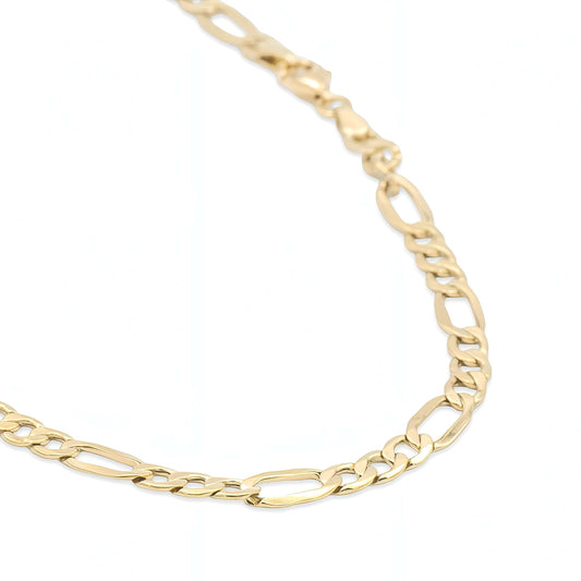 Collana Groumette 3+1 in Oro Giallo