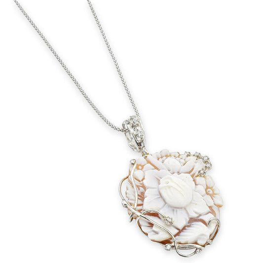 Collana in Argento con Cammeo