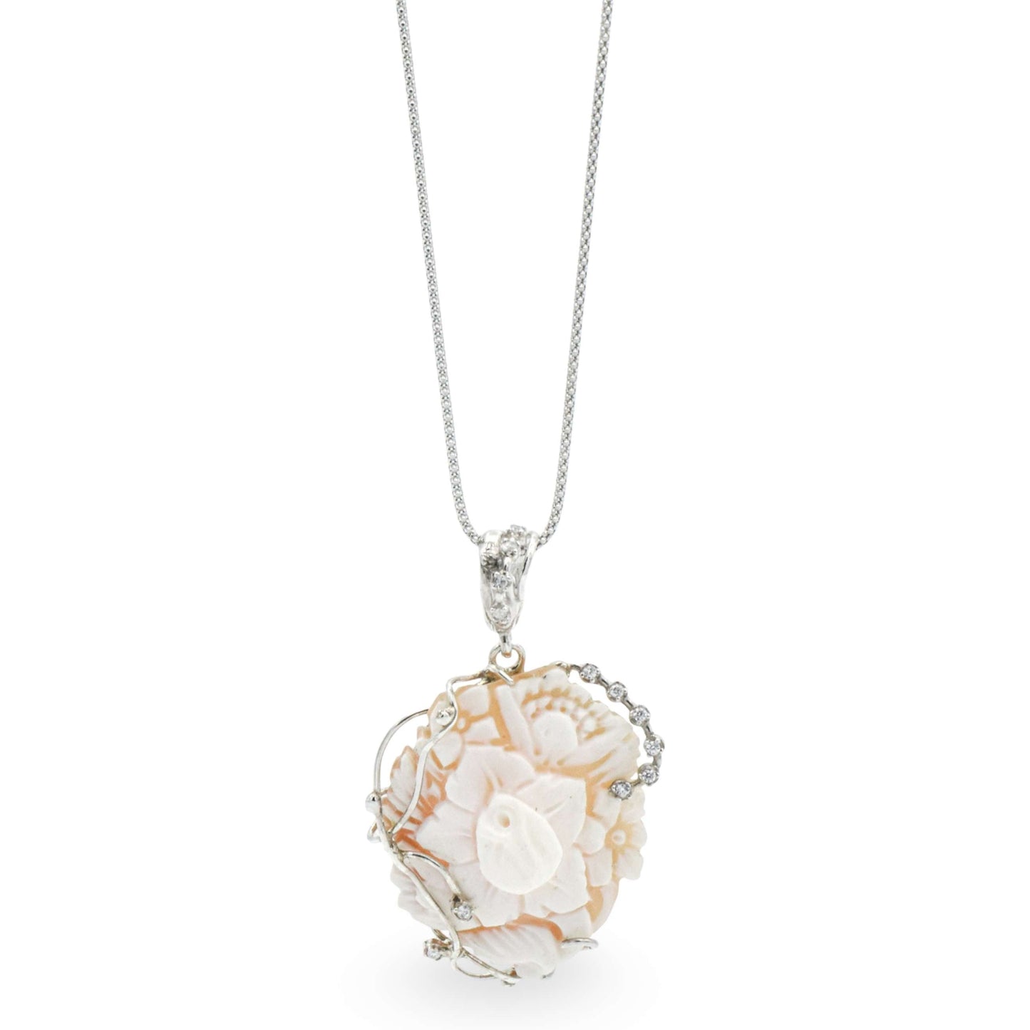 Collana in Argento con Cammeo