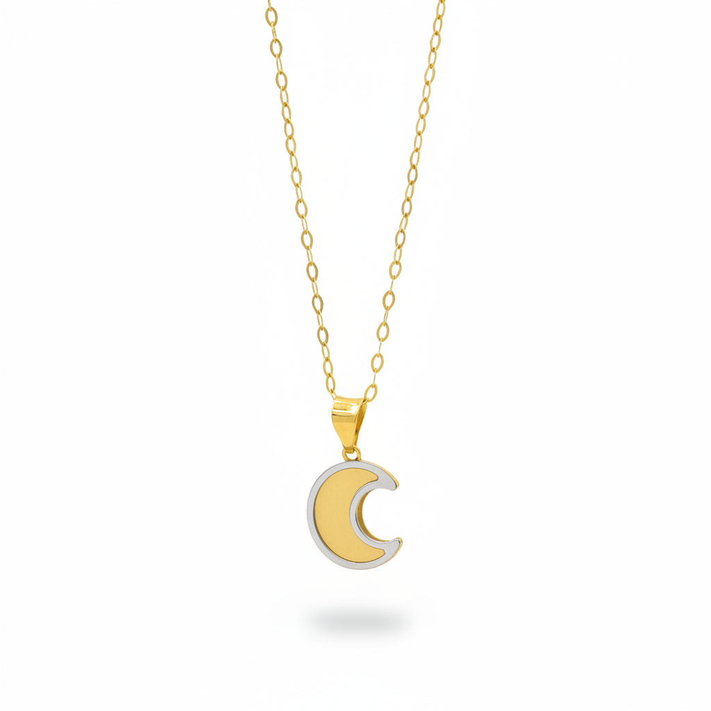 Collana Luna in Oro Giallo Gioielli in Oro