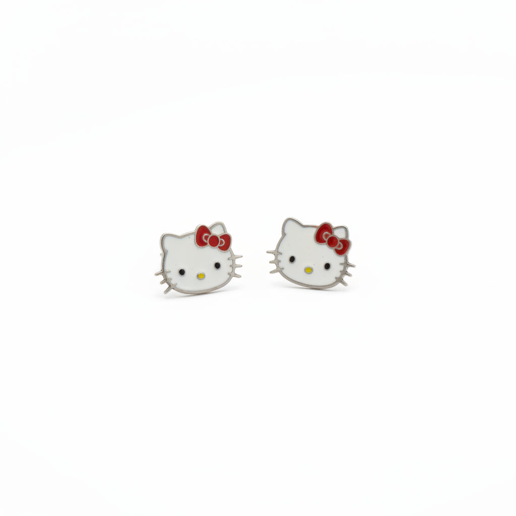 Orecchini Bimba Hello Kitty in Argento Gioielli in Argento
