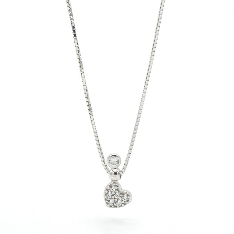 Collana Cuore e Punto Luce
