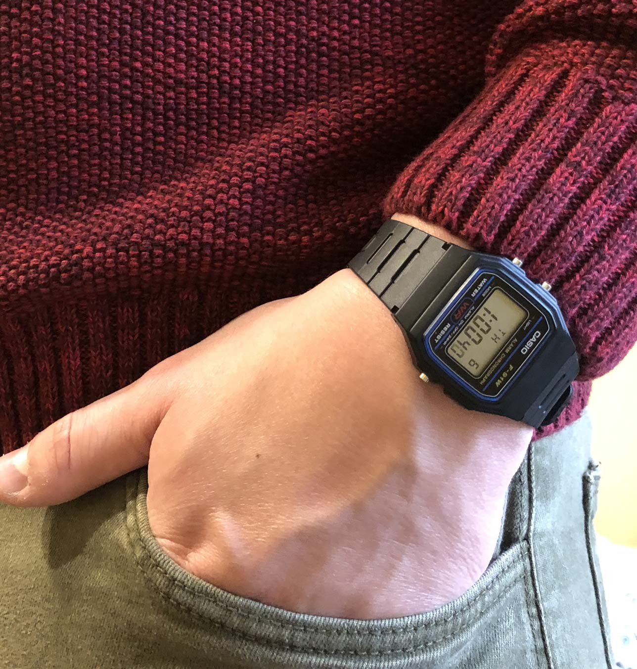 Orologio Casio Classic Digitale F-91W-1YEG