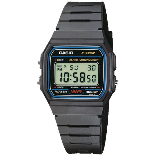 Orologio Casio Classic Digitale F-91W-1YEG