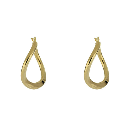 Cerchi Ondulati in Oro Giallo