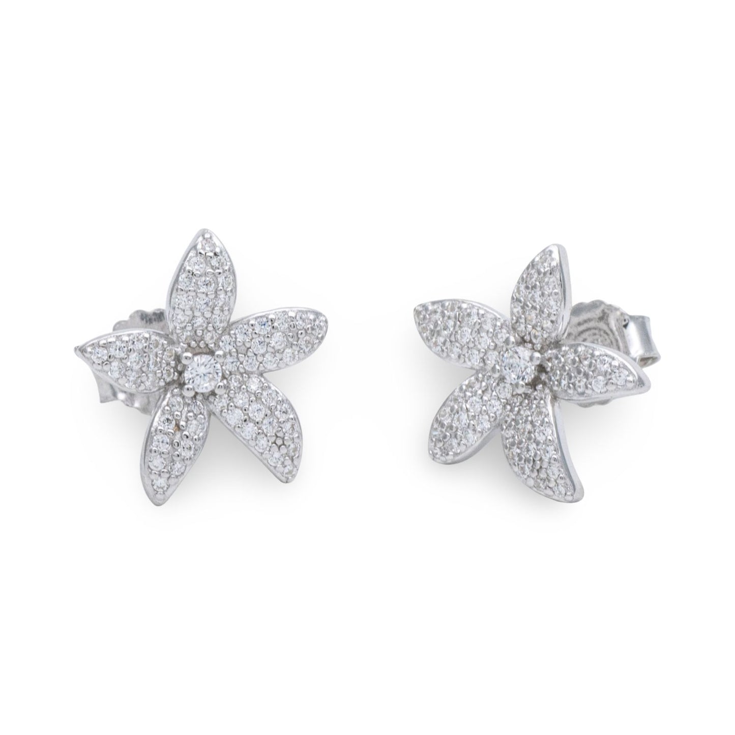 Orecchini Fiore in Argento
