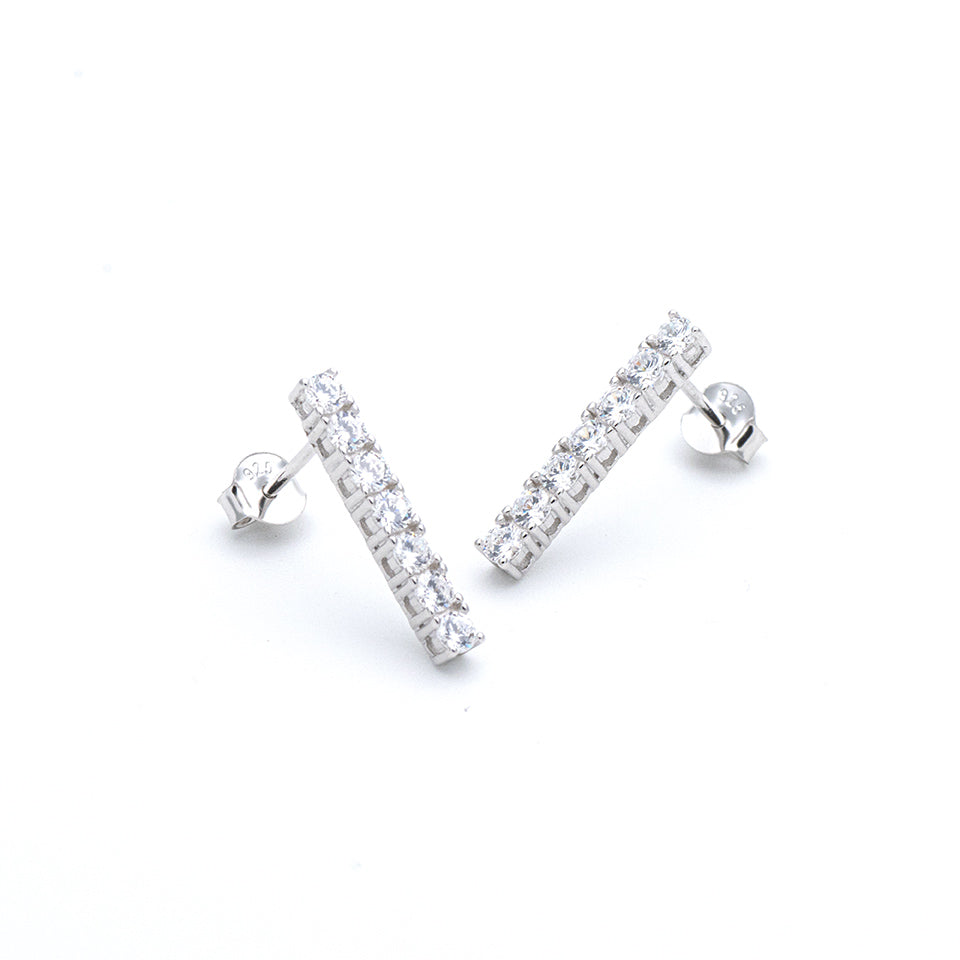 Orecchini Tennis in Argento