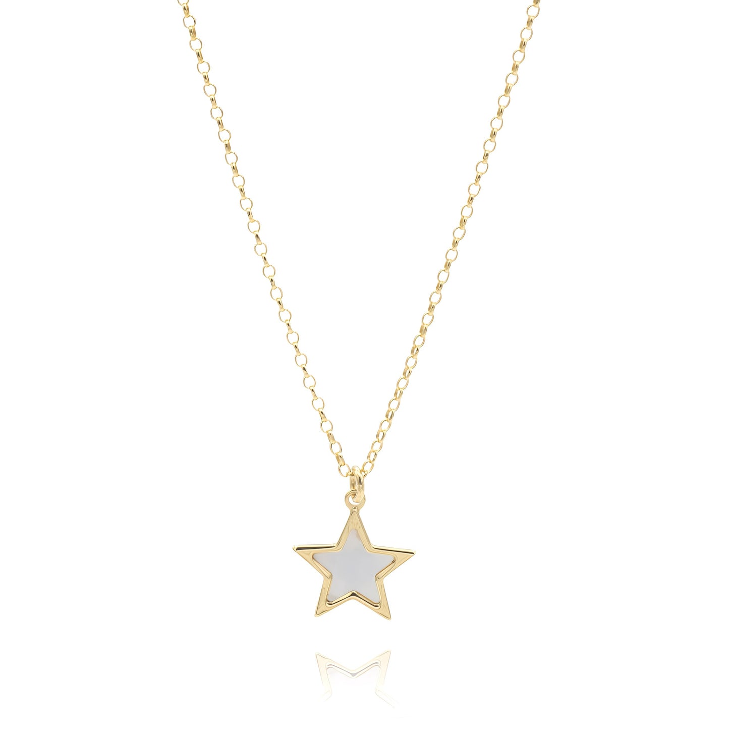 Collana in Argento Stella e Madreperla