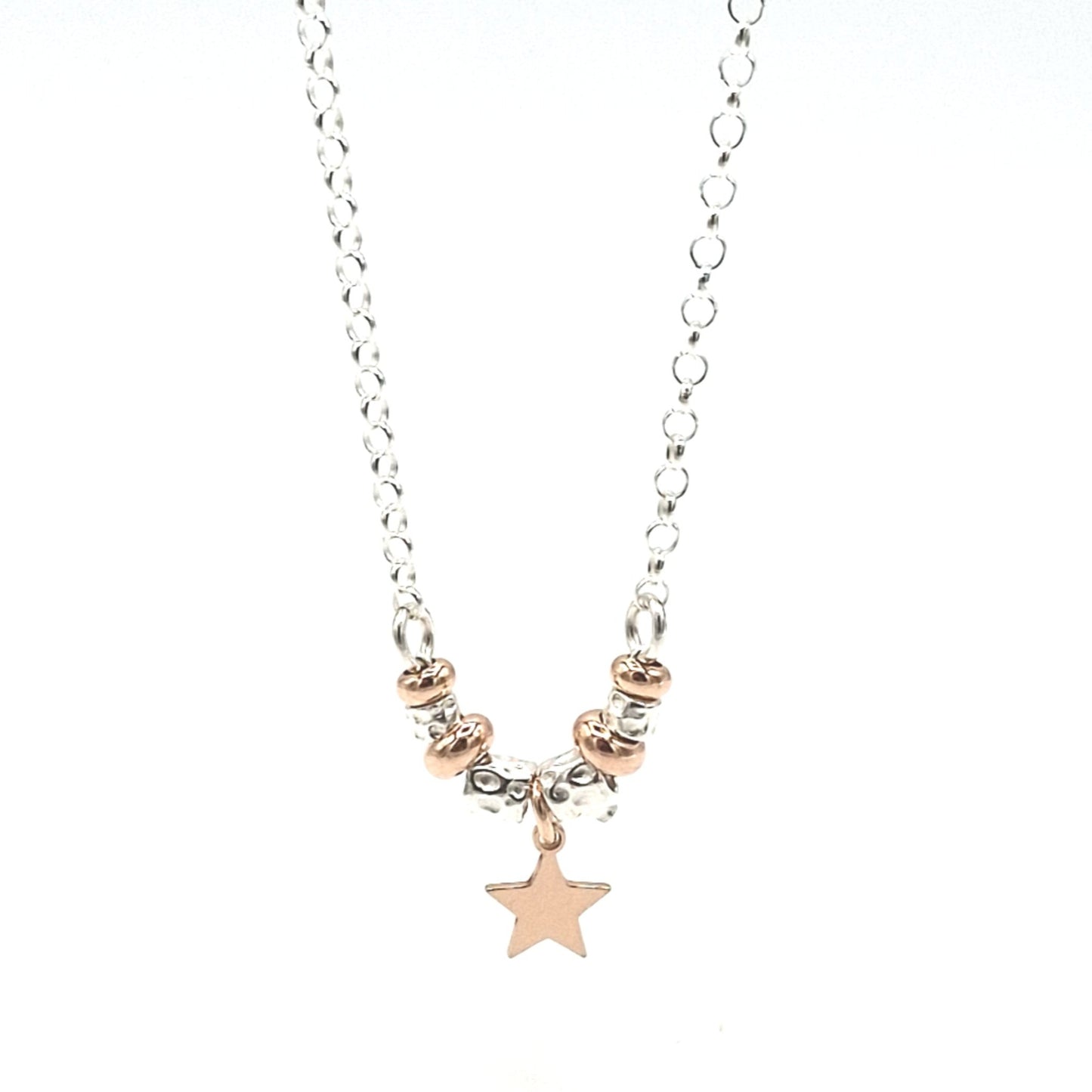 Collana Pepite e Stella Rosata