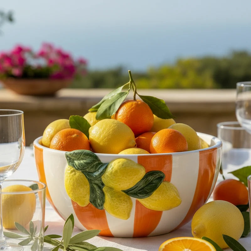 Fade Insalatiera in Ceramica Collezione "Lemon"