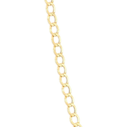 Catena Grumetta Vuota in Oro Giallo