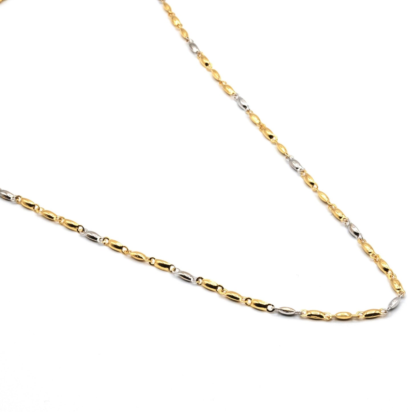 Collana Da Uomo Tubolare In Oro
