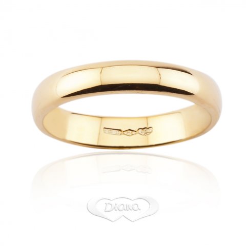 Fede comoda vellutata 5 gr oro giallo.
