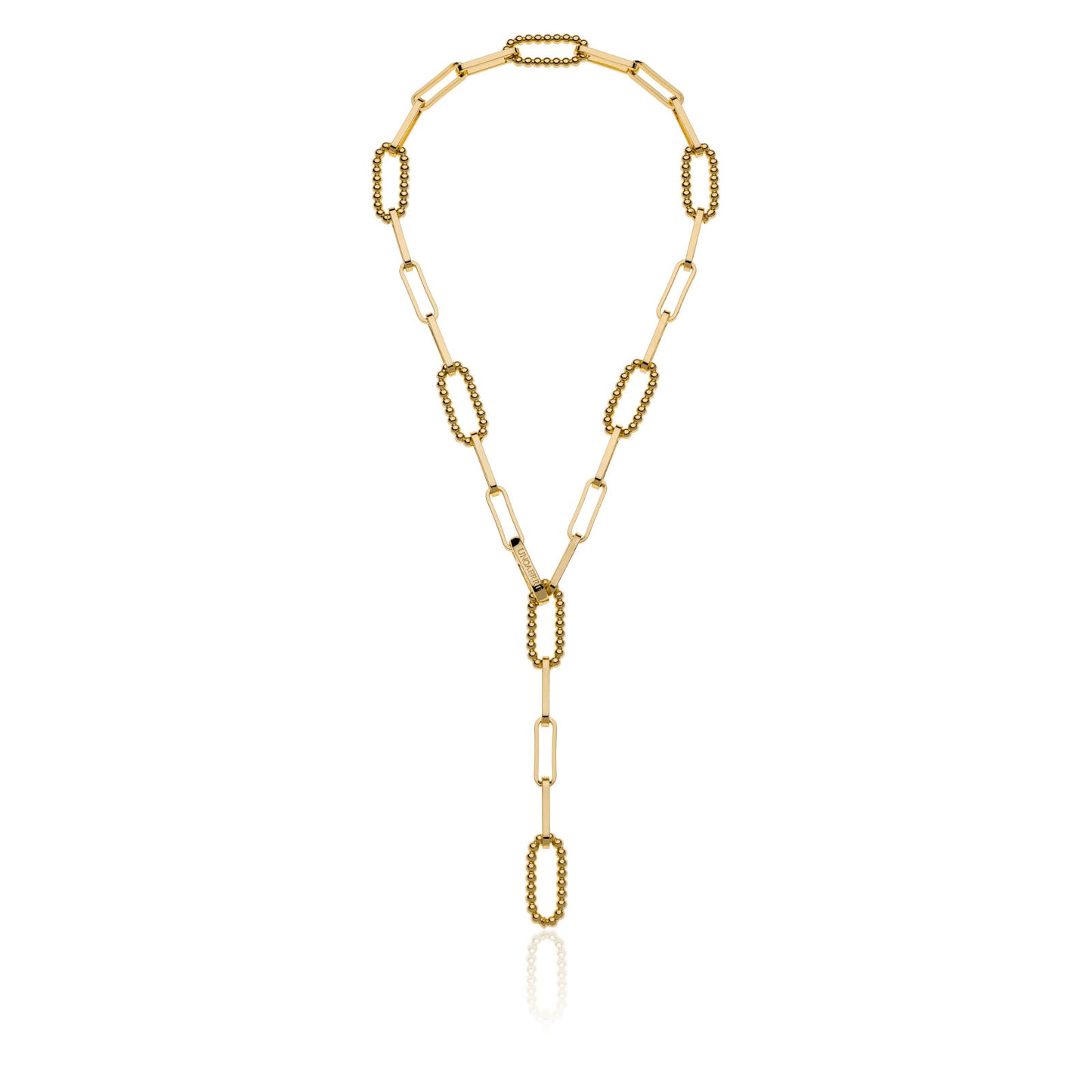 Collana con maglie di catena a palline