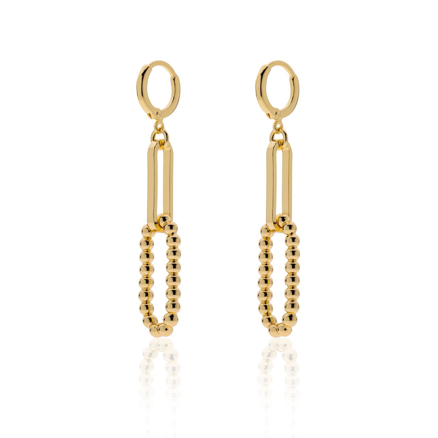 Orecchini Lunghi A Palline