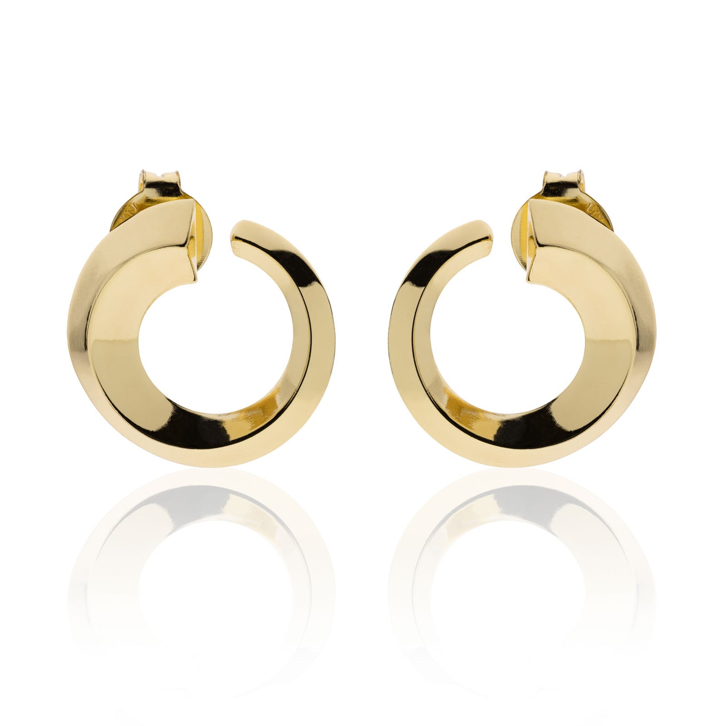 Orecchini contrarié dorati