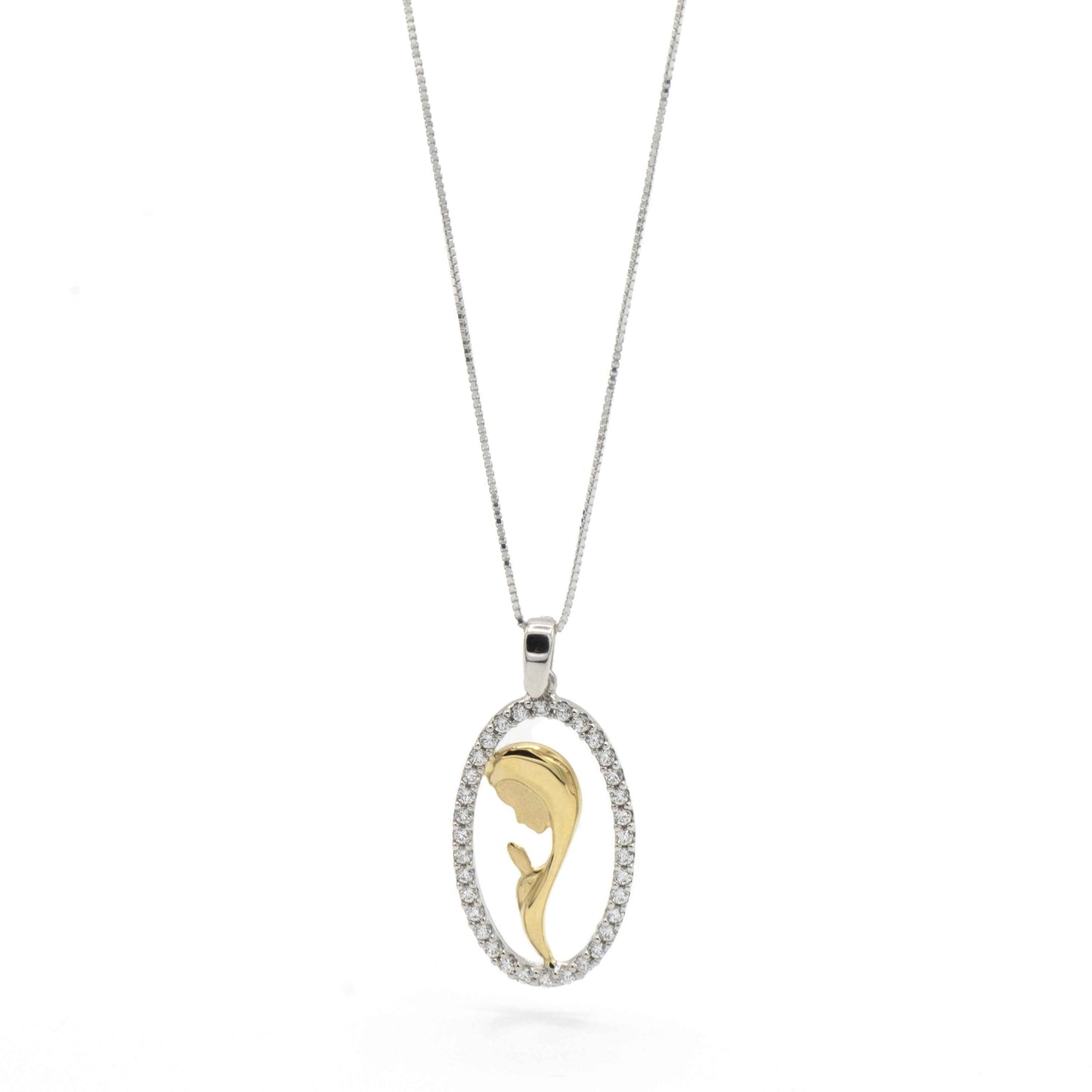 Catenina in oro con Madonna