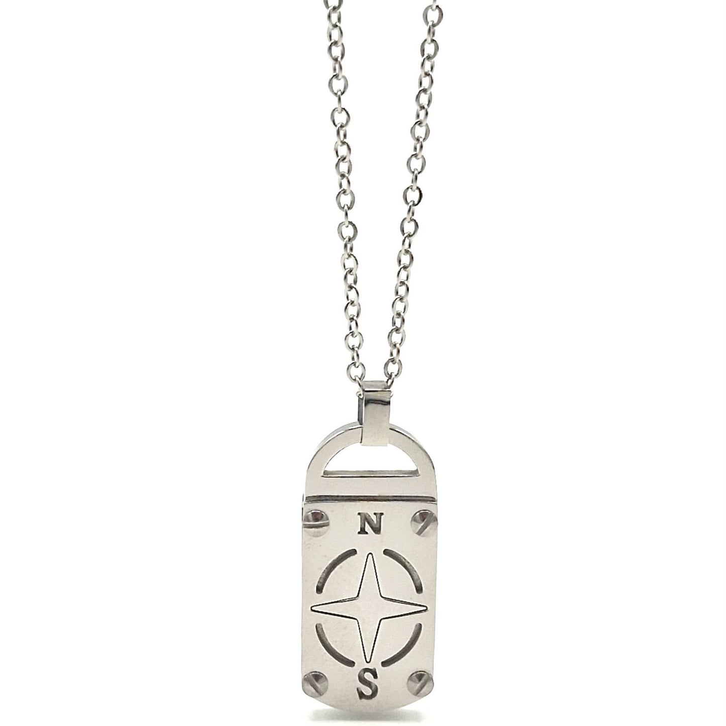 Collana piastrina rosa dei venti