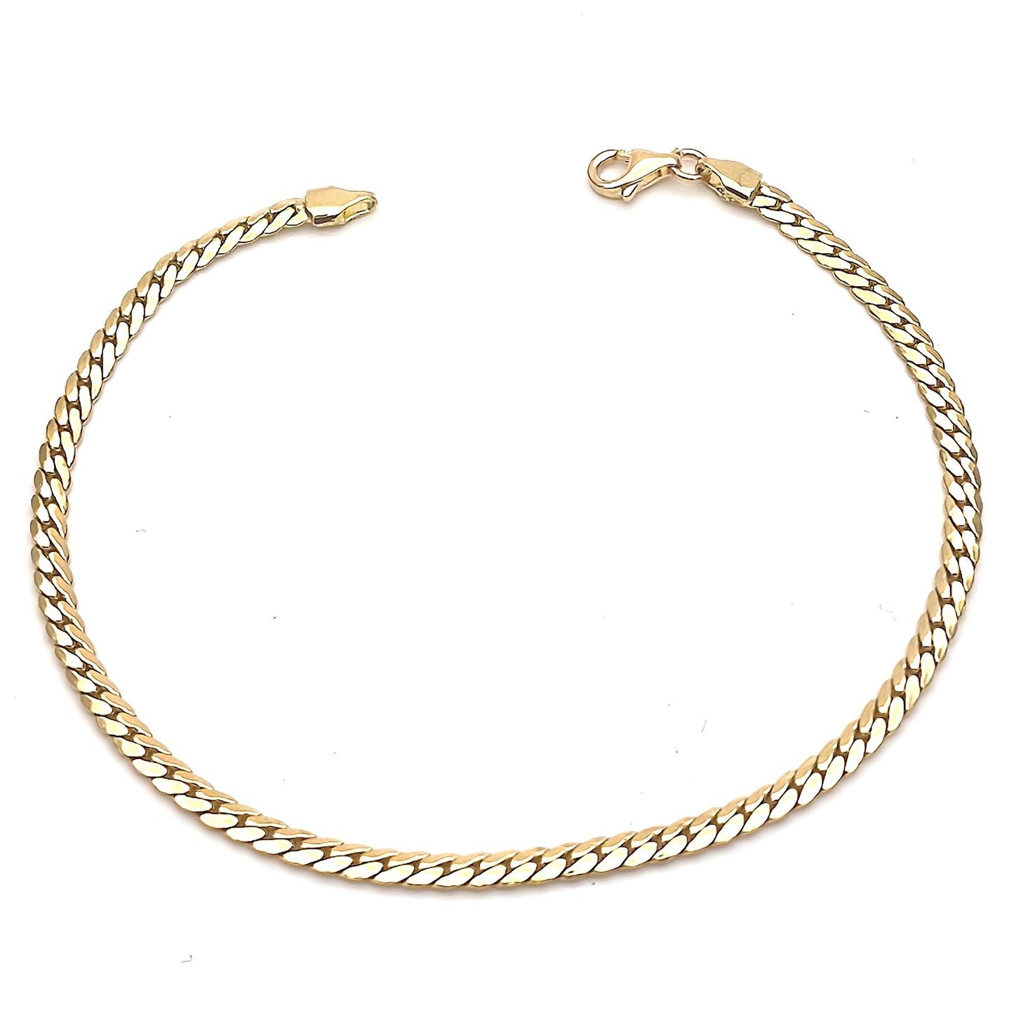 Bracciale in oro giallo maglia "snake"