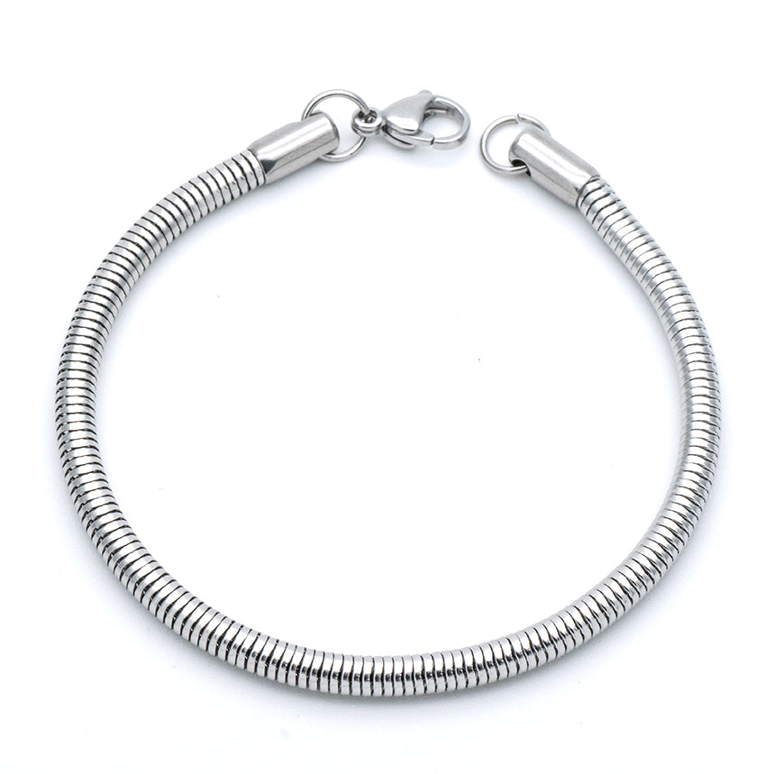 Bracciale rondelle in acciaio