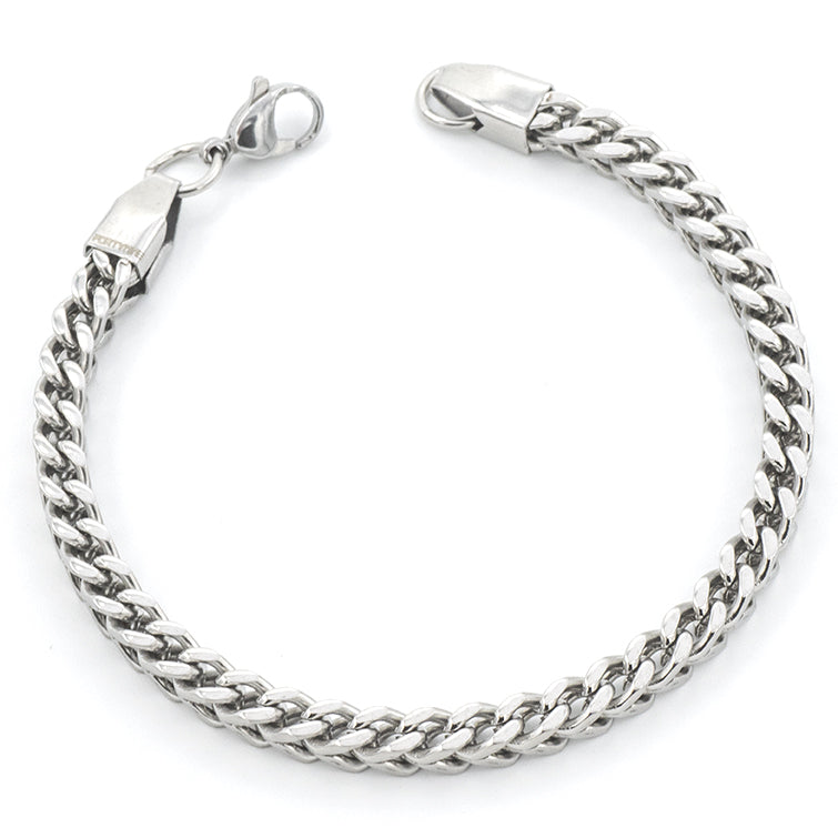 Bracciale a catena intrecciata