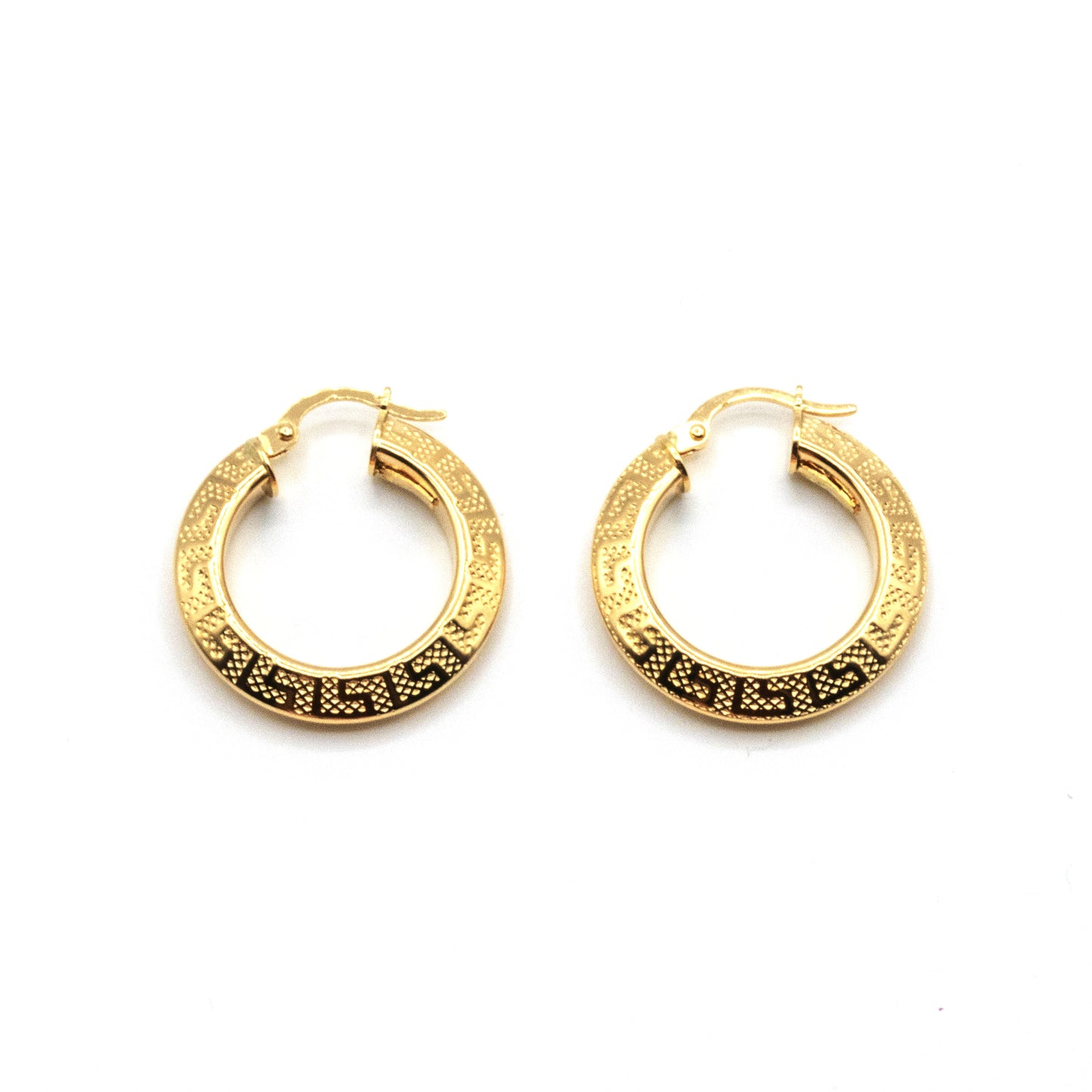 Cerchi In Oro Con Greca