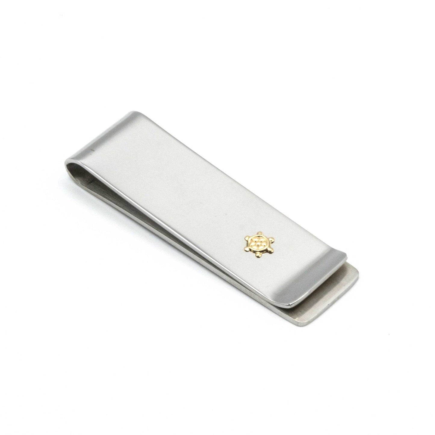 Fermasoldi In Acciaio Con Timone