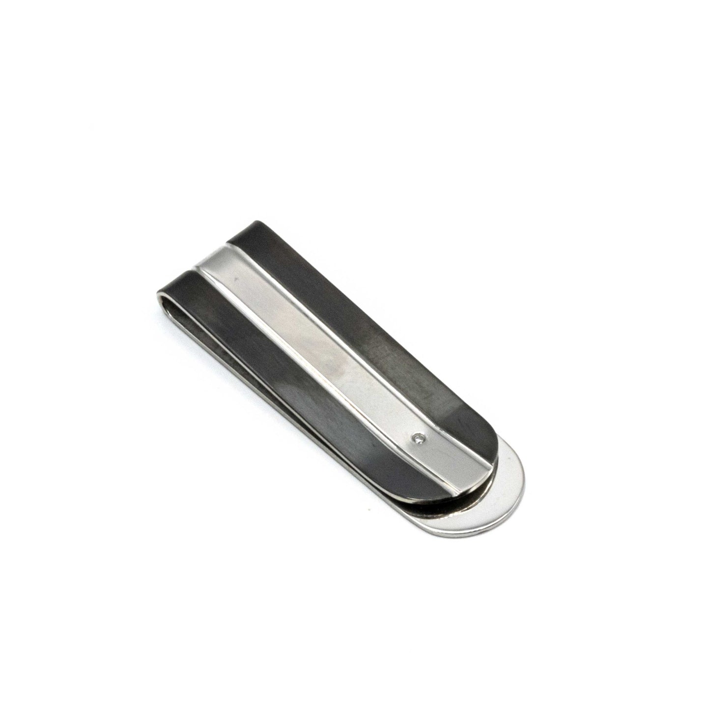 Fermasoldi Bicolore Con Zircone