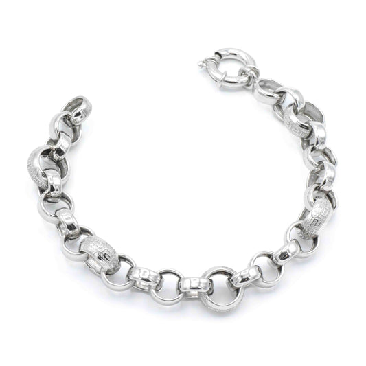Bracciale In Argento Maglie Tonde Gioielli in Argento
