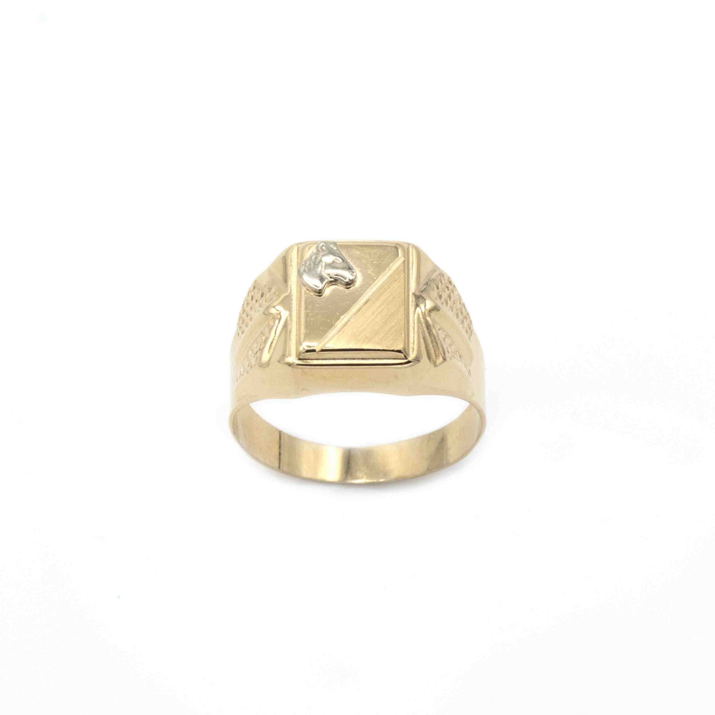 Anello Scudo In Oro
